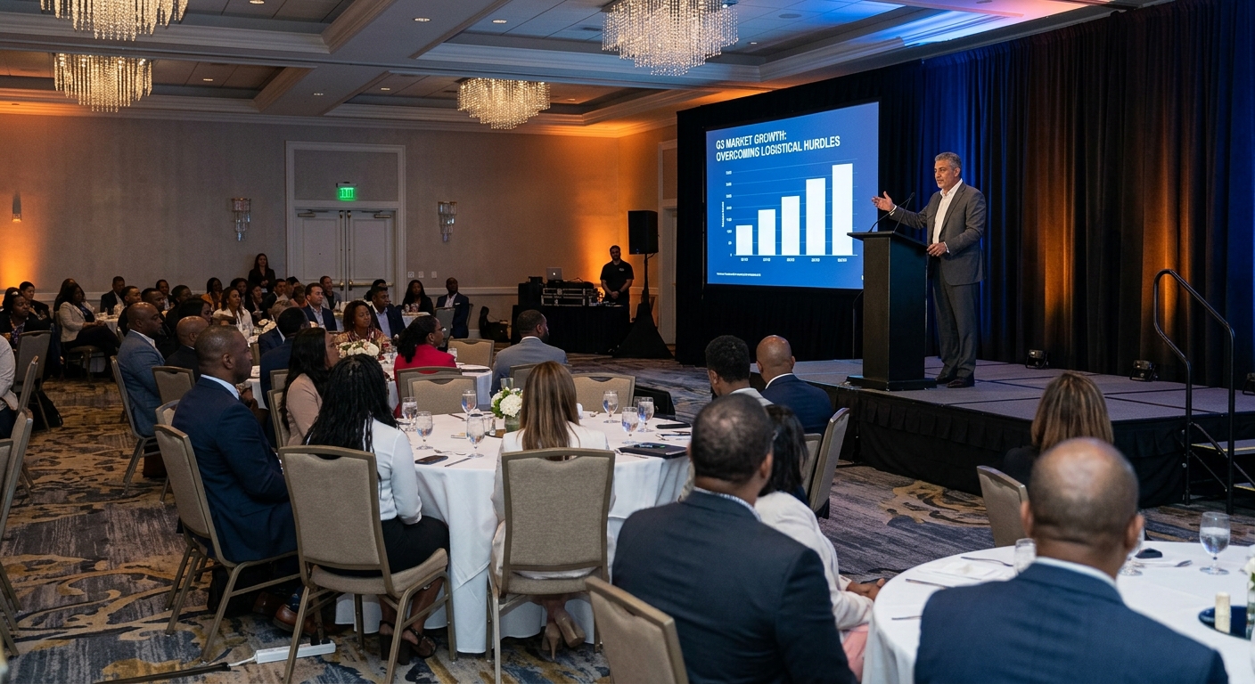 Corporate Event - Conference Stage Setup